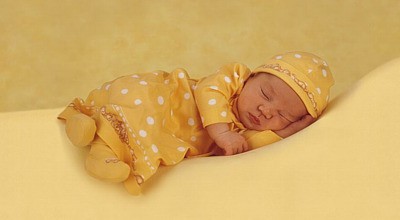 Přání k narození dítěte - ospalec