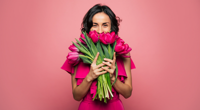 Přání k MDŽ – růžové tulipány