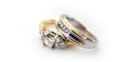 Svatební přání - briliantové prsteny