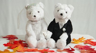 Svatební přání - medvědi