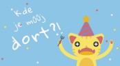 Přání k narozeninám - hladová kočka