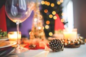 Přání k vánocům - štědrovečerní tabule