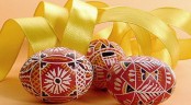 Velikonoční přání - tradiční kraslice